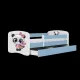 BABYDREAMS detsk poste 70x140 vzor panda, modr