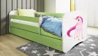 BABYDREAMS detsk poste so zsuvkou 70x140 vzor mal jednoroec