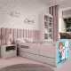 BABYDREAMS detsk poste so zsuvkou 70x140 vzor adov krovst