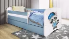 BABYDREAMS detsk poste so zsuvkou 70x140 vzor medvedk ist,