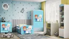 BABYDREAMS detsk poste so zsuvkou 80x180 vzor adov krovst