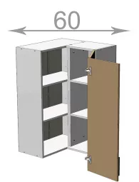 Kuchynsk vysok rohov skrinka 60, Imperial BK606092, IWAG