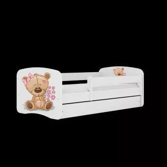 BABYDREAMS detsk poste 70x140 vzor medvedk, biela