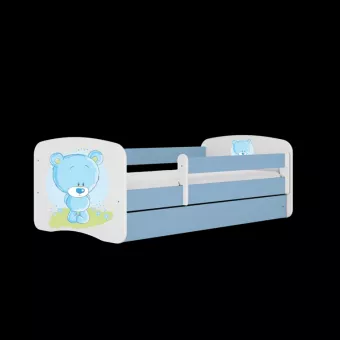 BABYDREAMS detsk poste 70x140 vzor modr medvedk, modr