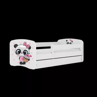 BABYDREAMS detsk poste 70x140 vzor panda, biela