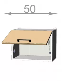 vklopn skrinka 50, IMPERIAL W5036, biela/biely mat